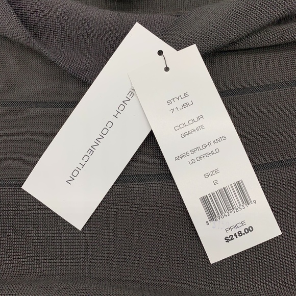 FRENCH CONNECTION Anise Off the Shoulder Rib Knit Dress - Picture 11 of 15